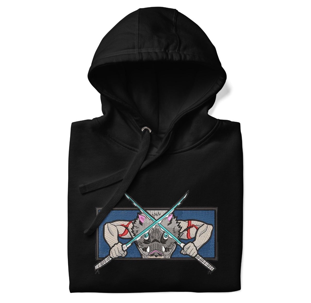 Inosuke Hashibira Hoodie – Demon Slayer Boar Mask Anime Streetwear Sweatshirt