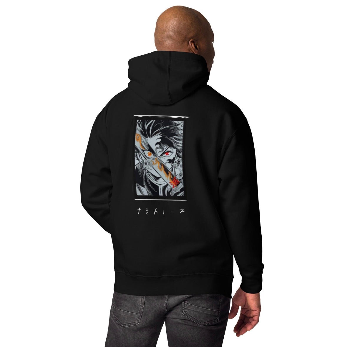 Tanjiro Eyes Hoodie – Demon Slayer Anime Streetwear Sweatshirt