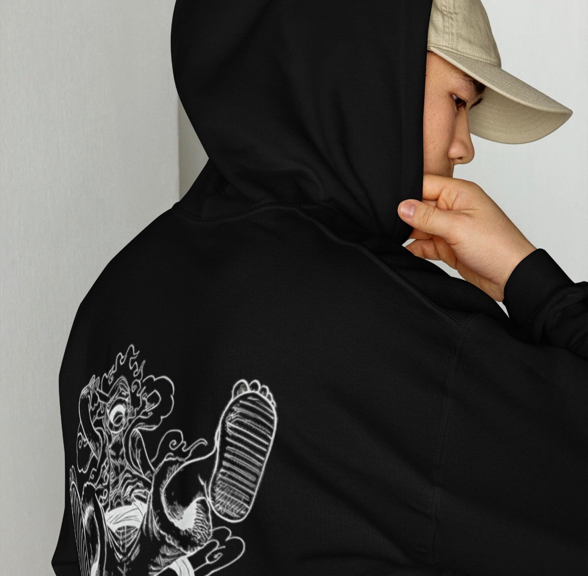 Luffy Anime Hoodie – One Piece Streetwear, Japanese Graphic Sweatshirt