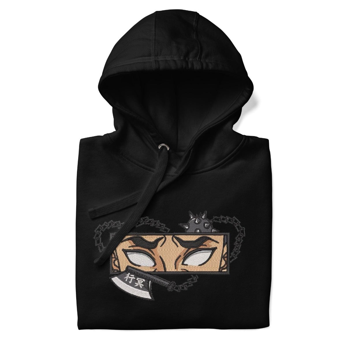 Gyomei Himejima Eyes Hoodie – Demon Slayer Stone Hashira Streetwear Sweatshirt