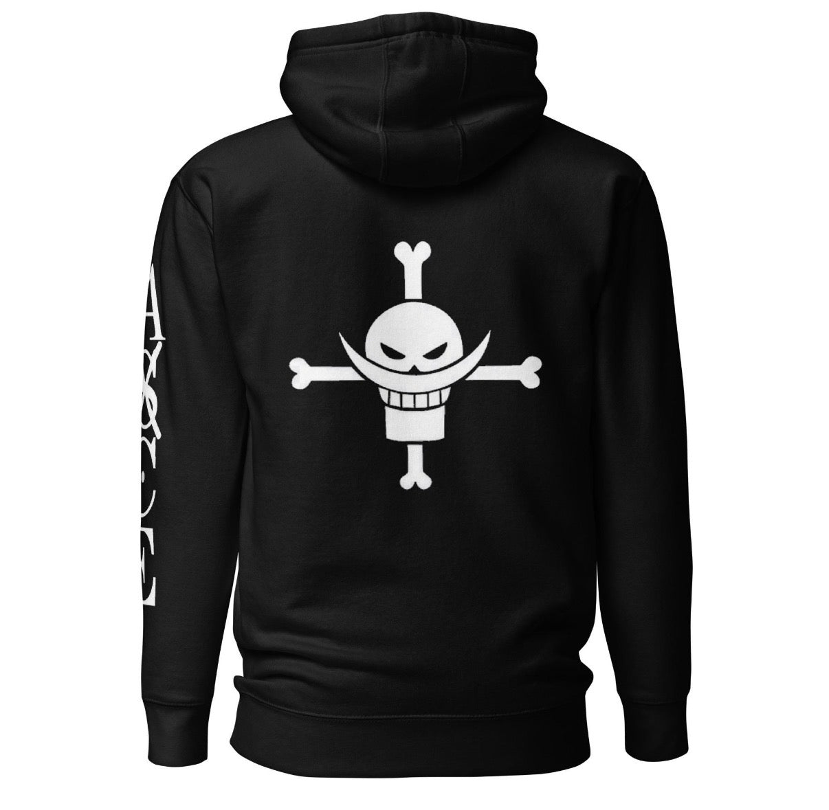 One Piece Portgas D. Ace Fire Fist Embroidered Hoodie – Anime Streetwear Sweatshirt