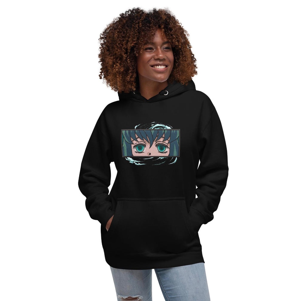 Muichiro Tokito Eyes Hoodie – Demon Slayer Mist Hashira Anime Streetwear Sweatshirt