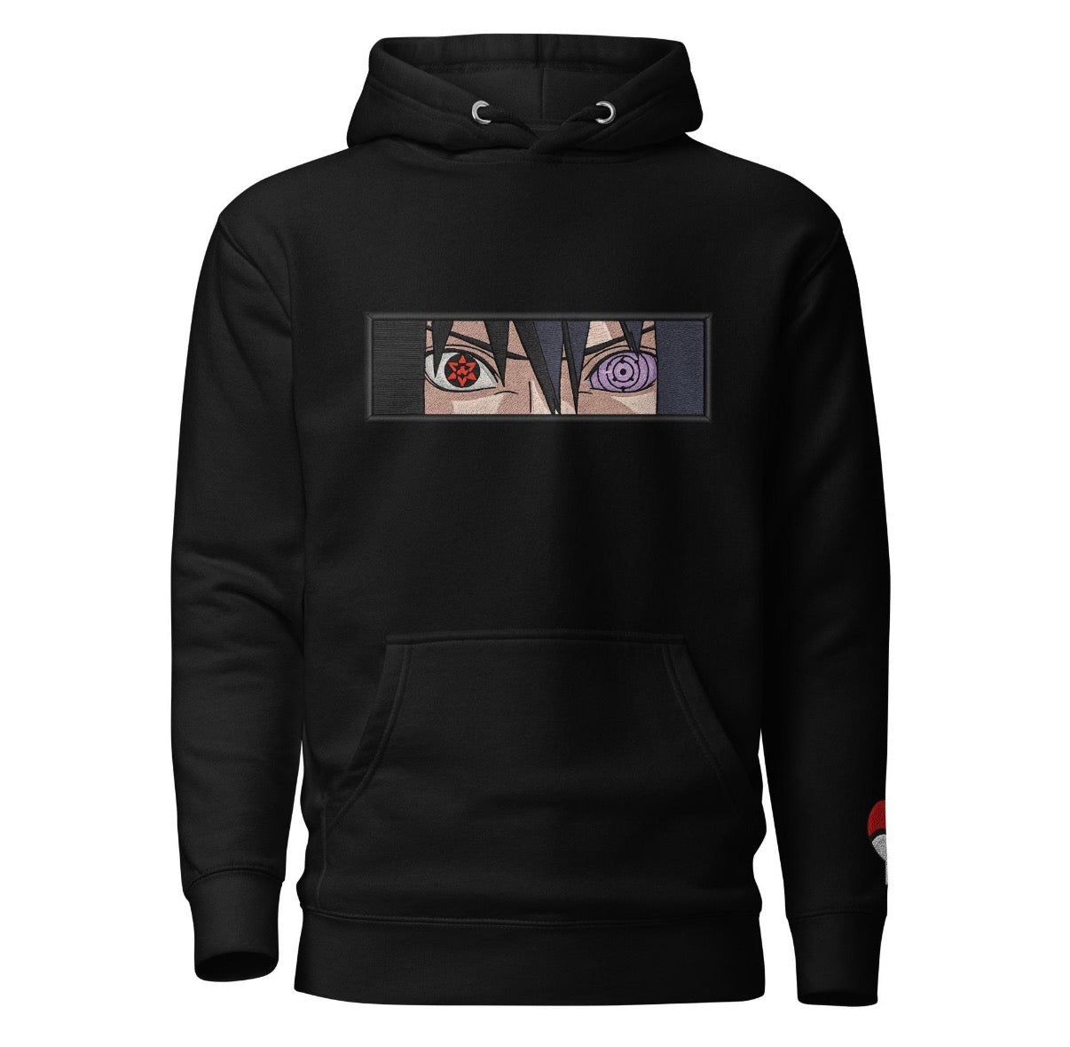 Sasuke Sharingan Rinnegan Eyes Hoodie – Anime Streetwear Sweatshirt
