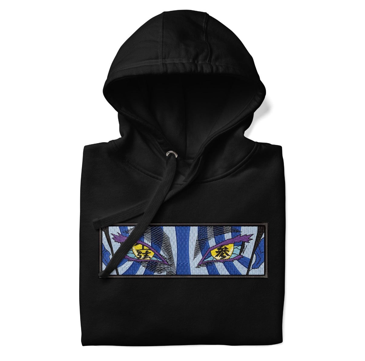 Akaza Eyes Hoodie – Demon Slayer Anime Streetwear Sweatshirt – Kimetsu no Yaiba Inspired
