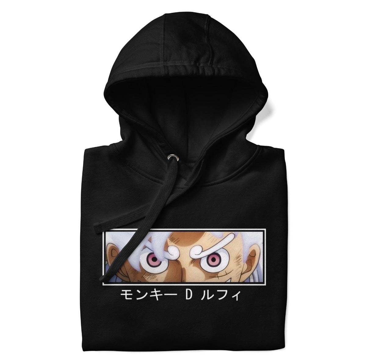 Luffy Gear 5 Hoodie – Manga Eyes Streetwear Sweatshirt – Japanese Anime Apparel