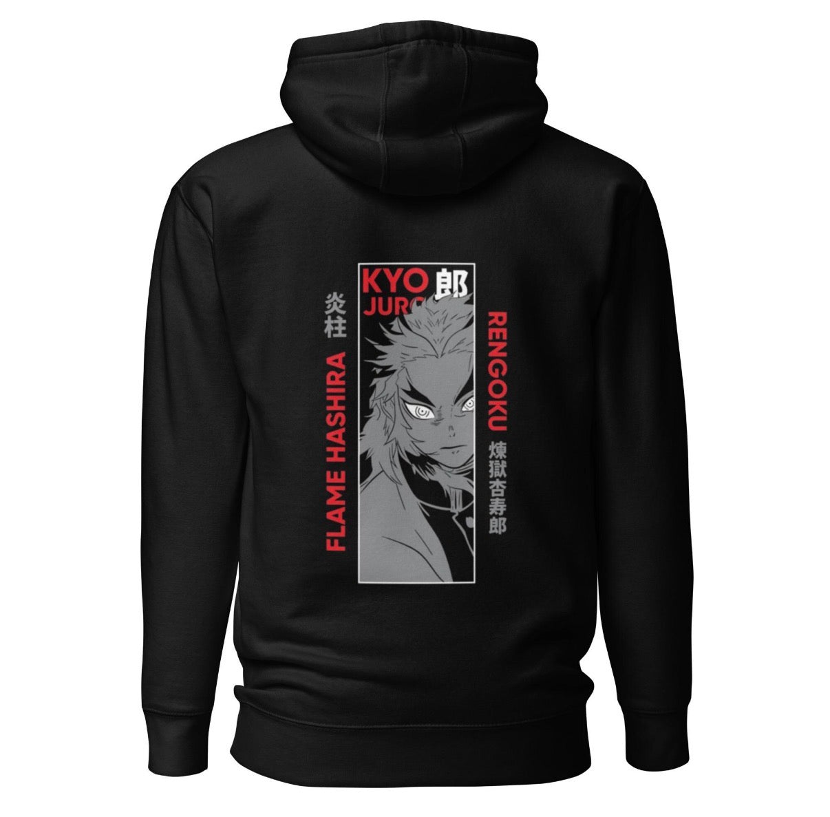 Rengoku Eyes Hoodie – Demon Slayer Anime Streetwear Sweatshirt