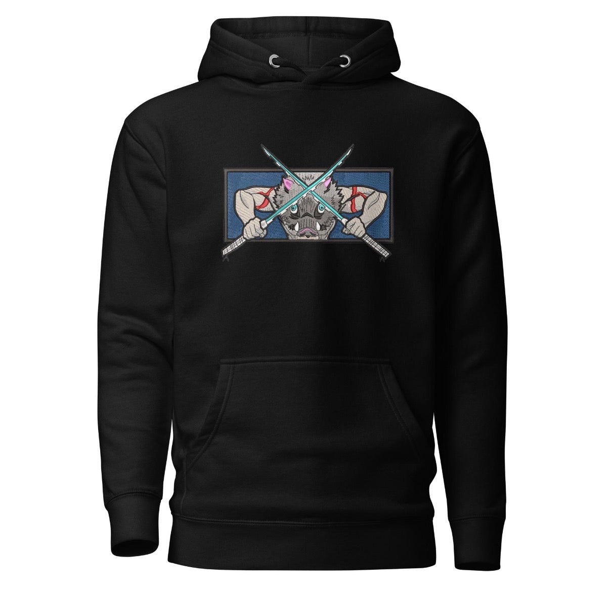 Inosuke Hashibira Hoodie – Demon Slayer Boar Mask Anime Streetwear Sweatshirt