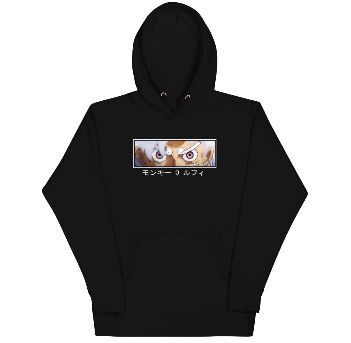 Luffy Gear 5 Hoodie – Manga Eyes Streetwear Sweatshirt – Japanese Anime Apparel