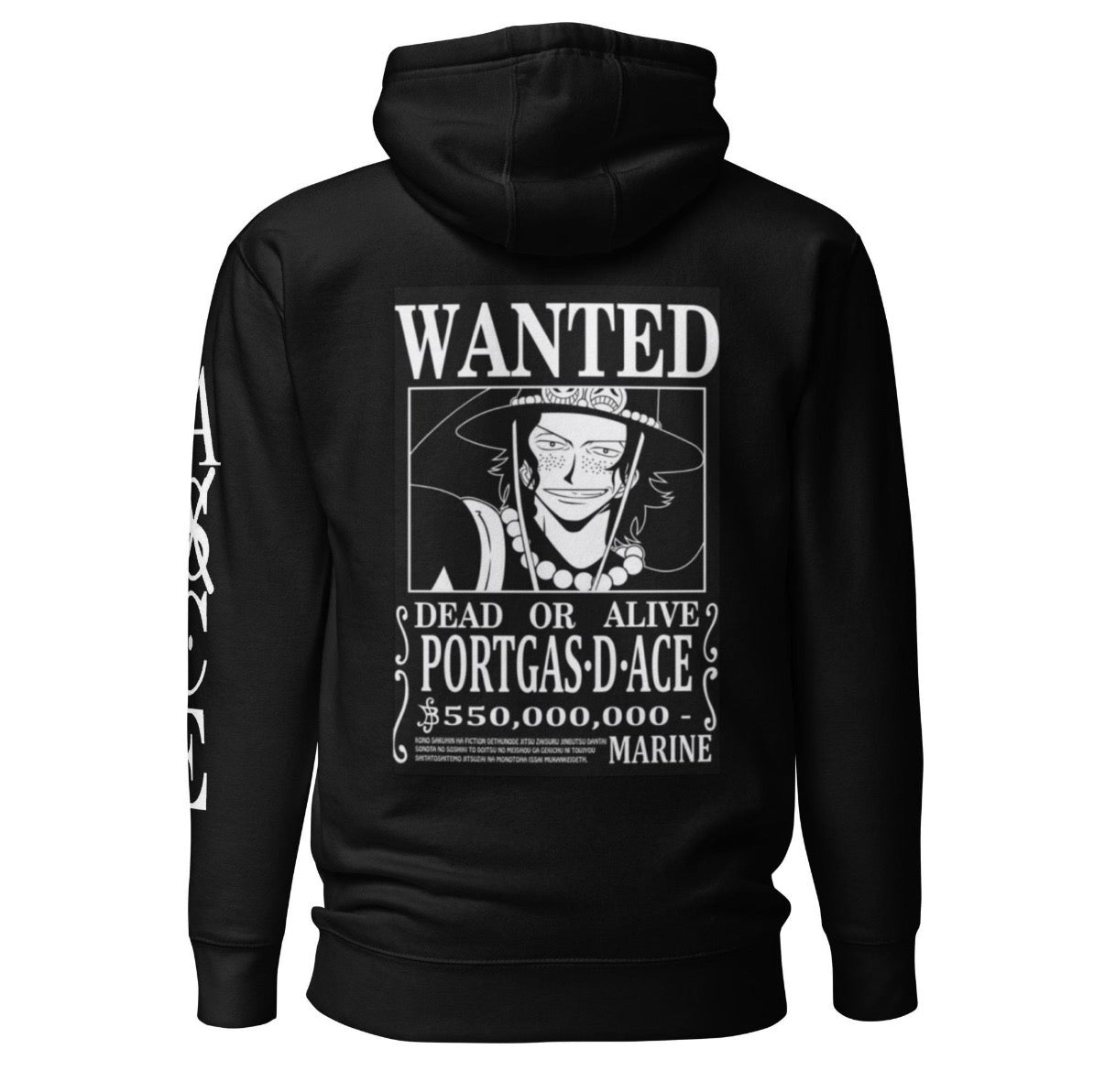 Portgas D Ace Hoodie – One Piece Anime Streetwear Sweatshirt