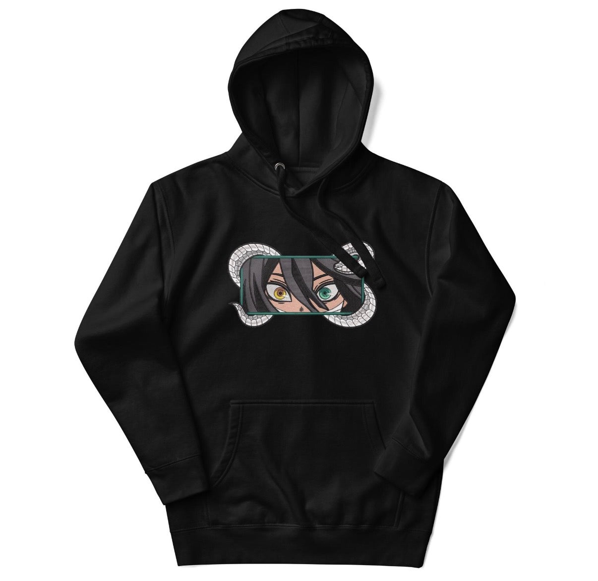 Obanai Iguro Eyes Hoodie – Demon Slayer Serpent Hashira Streetwear Sweatshirt