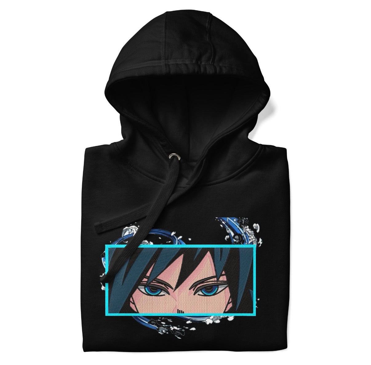 Giyu Tomioka Eyes Hoodie – Demon Slayer Inspired Anime Streetwear Sweatshirt