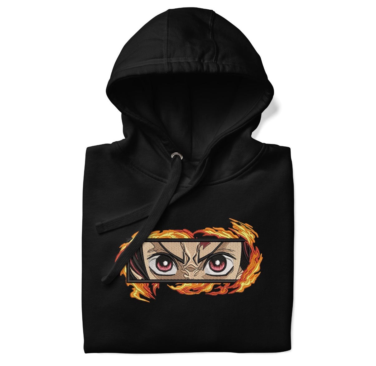 Tanjiro Eyes Hoodie – Demon Slayer Anime Streetwear Sweatshirt