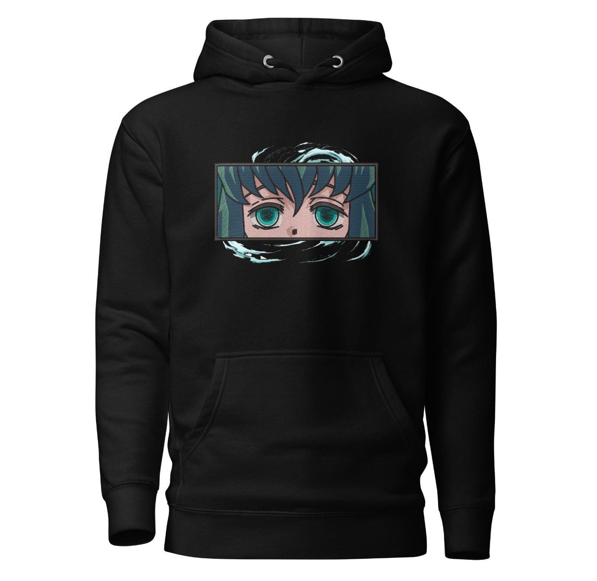Muichiro Tokito Eyes Hoodie – Demon Slayer Mist Hashira Anime Streetwear Sweatshirt