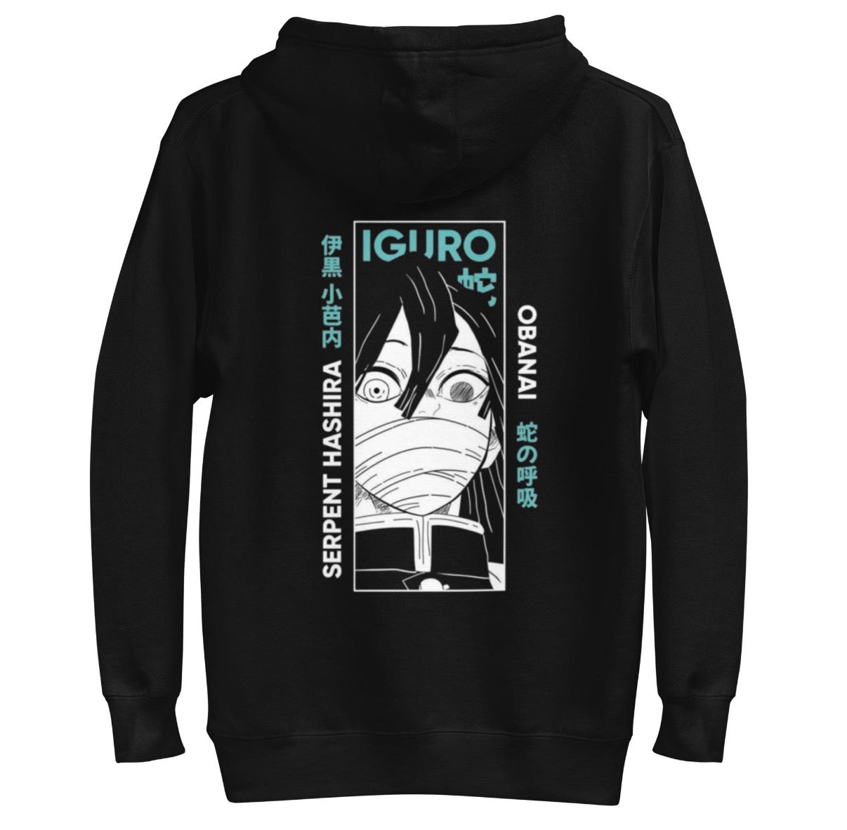 Obanai Iguro Eyes Hoodie – Demon Slayer Serpent Hashira Streetwear Sweatshirt
