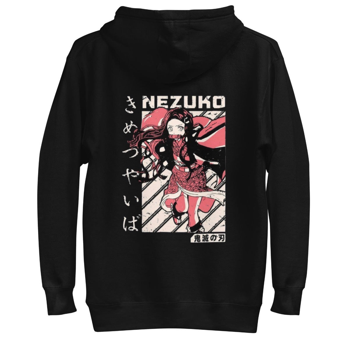 Nezuko Eyes Hoodie – Demon Slayer Anime Streetwear Sweatshirt