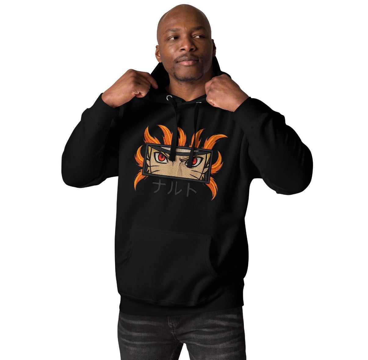Naruto Anime Hoodie – Shinobi Eyes Streetwear Sweatshirt – Otaku Style Apparel