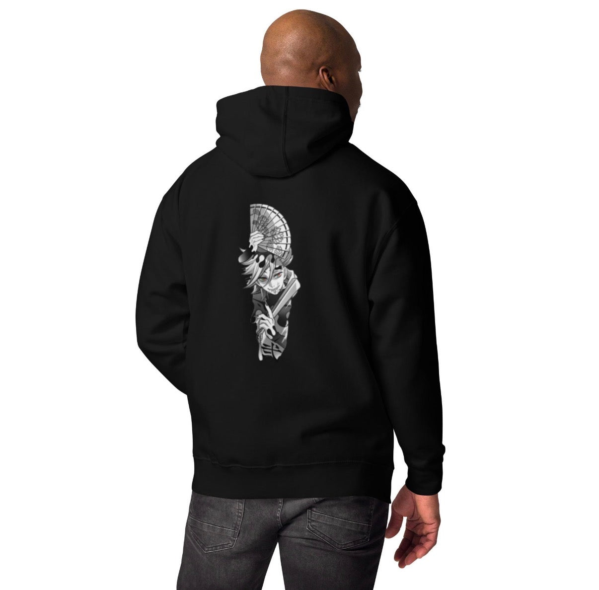 Douma Eyes Hoodie – Demon Slayer Anime Streetwear Sweatshirt – Kimetsu no Yaiba Inspired